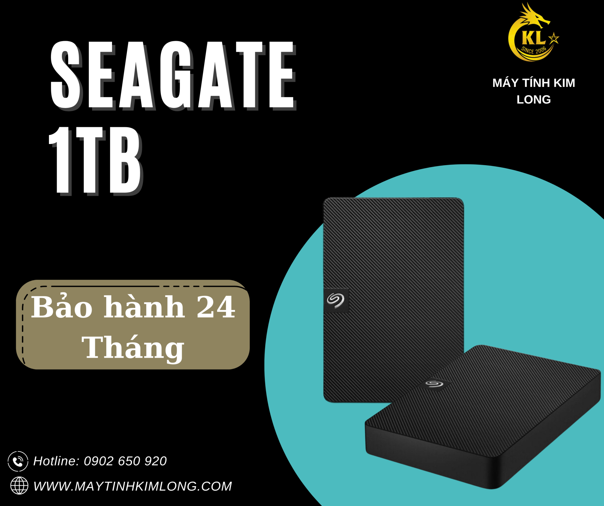 Ổ Cứng Di Động HDD Seagate Expansion Portable 1TB 2.5 USB 3.0